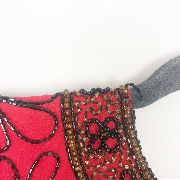 PAPELL BOUTIQUE | Vintage Silk Beaded Top Small - Picture 4 of 8